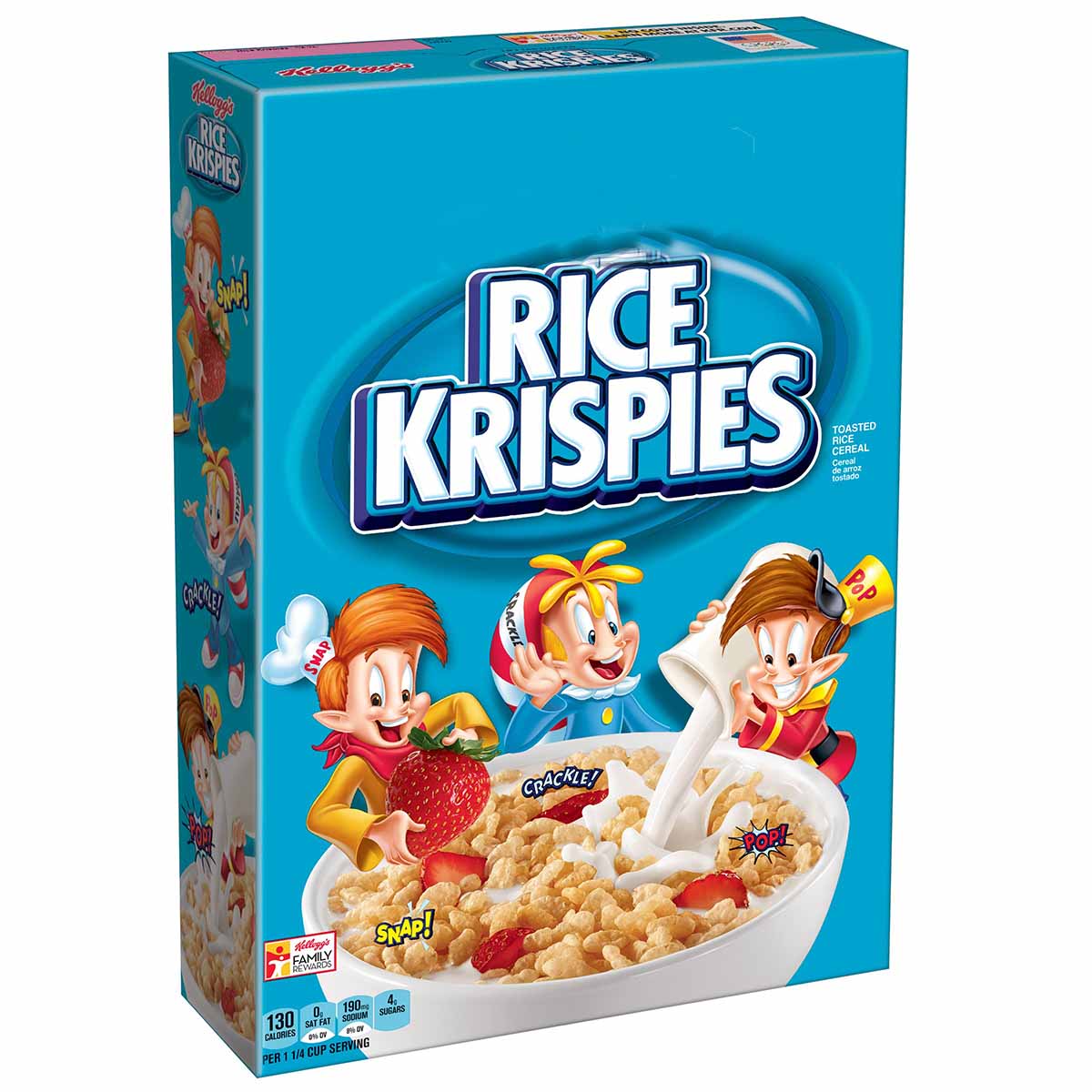 12 oz cereal box packaging for custom printed retail cereal products.