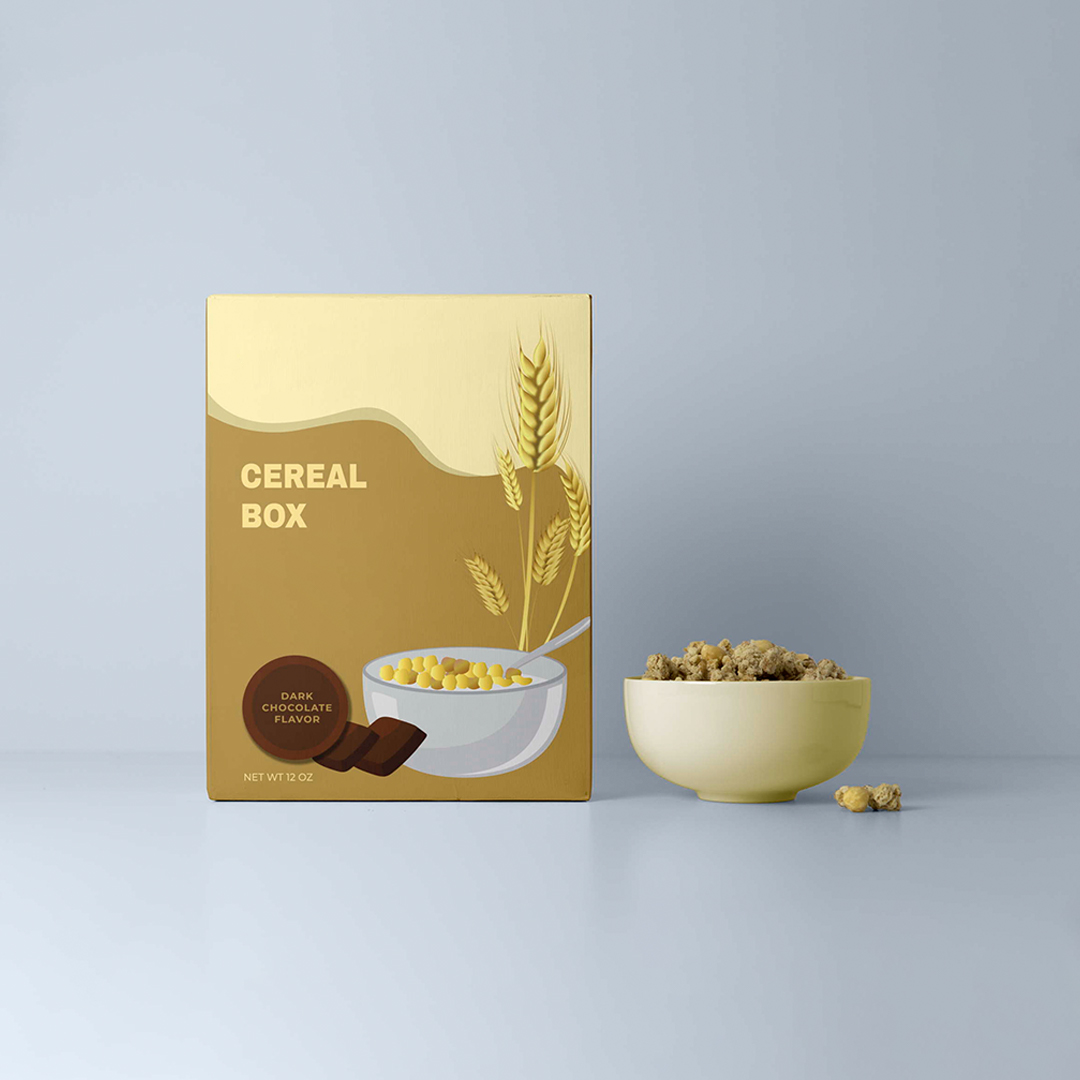 Wholesale cereal boxes for bulk custom packaging orders in the USA.